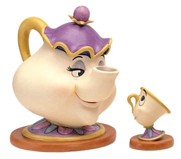 mrs potts and chip figurine